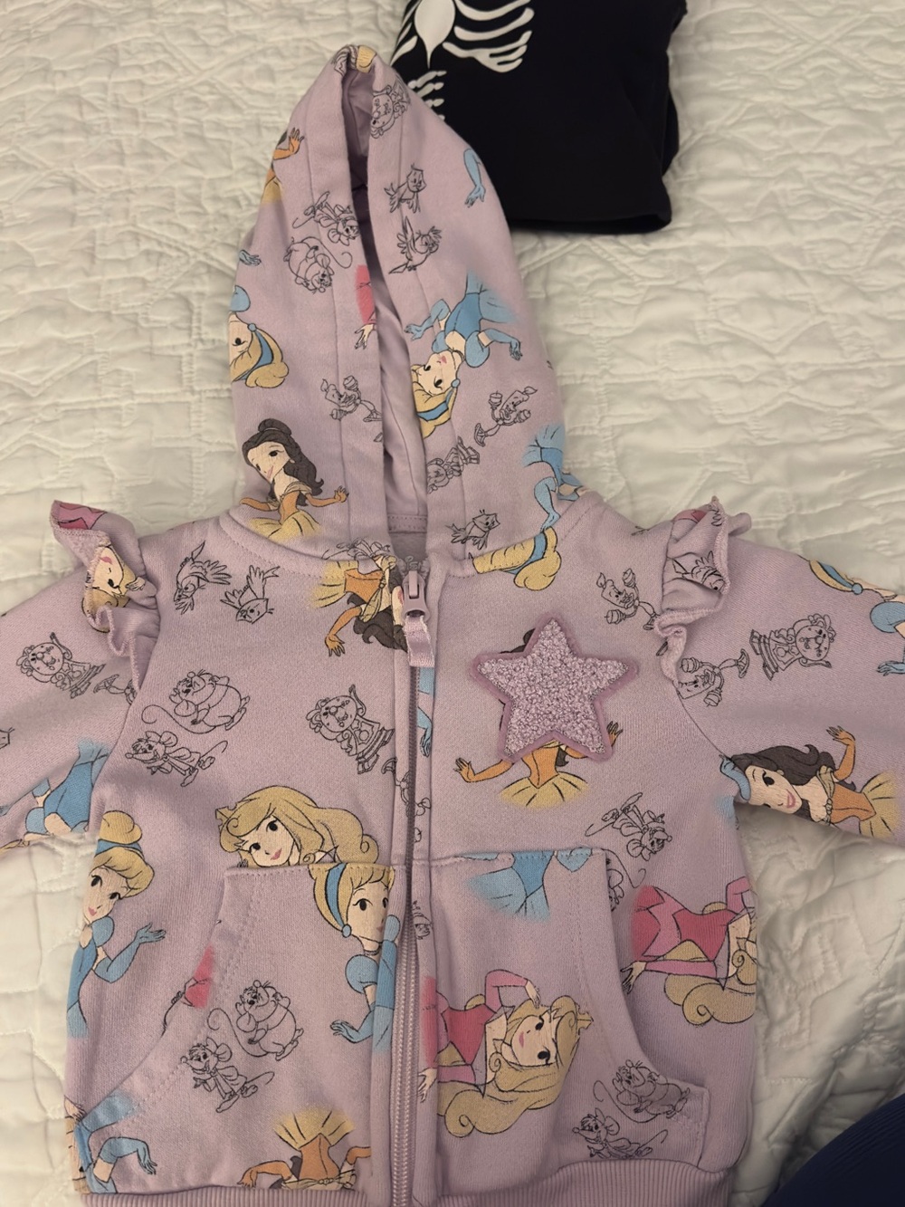 Disney Lilac Princess Hoodie One-Piece with Star Patch
